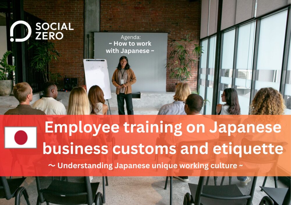 Employee training on Japanese business customs and etiquette